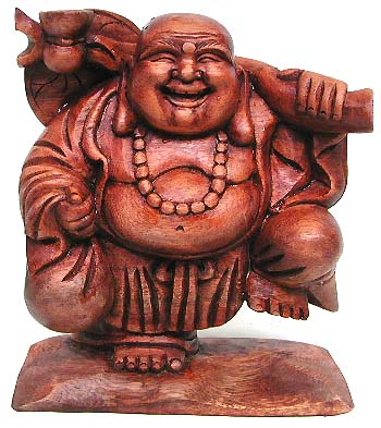 Traveling infinite buddha, balinese statues, wood carvings, unique gifts, wooden figurine, interior design, indonesian handicrafts 