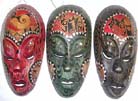Decorative mask, handmade carvings, home fashion decor, indonesian masks, painted art images, african illustrations