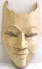 Wooden craft gifts, white wood mask, quality carvings, batik products, tribal art, home furnishings