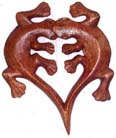 Tropical gecko designs, artisan handmade crafts, wooden wall plaques, country home decor, garden handicraft products