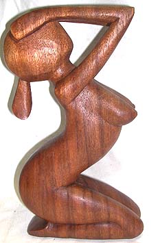 sculpted lady art, indonesian art gifts, decorative wooden ornament, interior furnishing, bedroom decorations