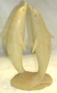 Sea life scene art, dolphin designed sculpture, handcrafted decorations, bali artisan gifts, batik paradise product, sculpted figures
