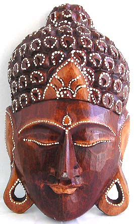 Asian handicraft art, unique indonesian gifts, tribal mask, folk art ornaments, wooden carvings, interior design, garden accessory 