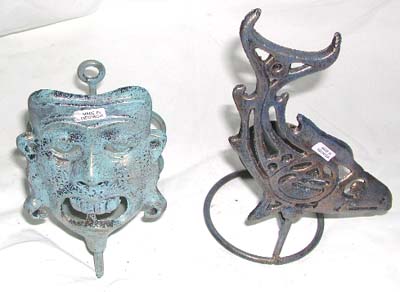 Sculpted candle holder, metal craft ware, indonesian handicraft, iron figurines, candle stands, home decor