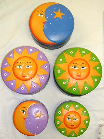 Celestial jewelry box, bali earring container, handmade batik gift, ladies jewellery boxes, indonesian decor crafts