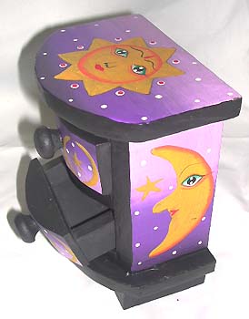 Childrens drawers, bedroom furniture, unique painted furnishings, bali decor, indonesian handicrafts, celestial interior design